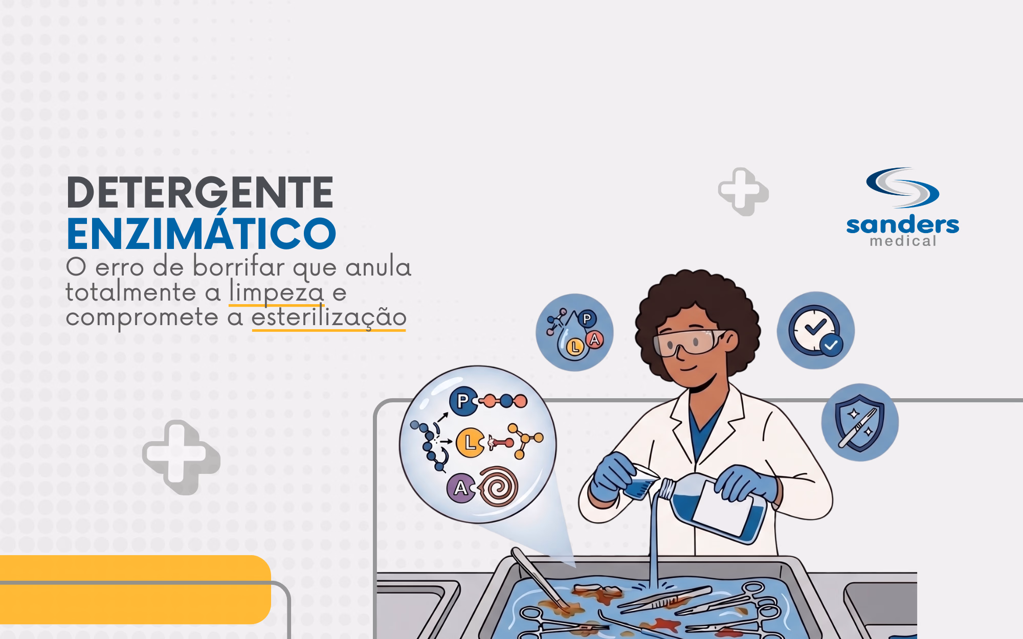 Benefícios do detergente enzimático na CME